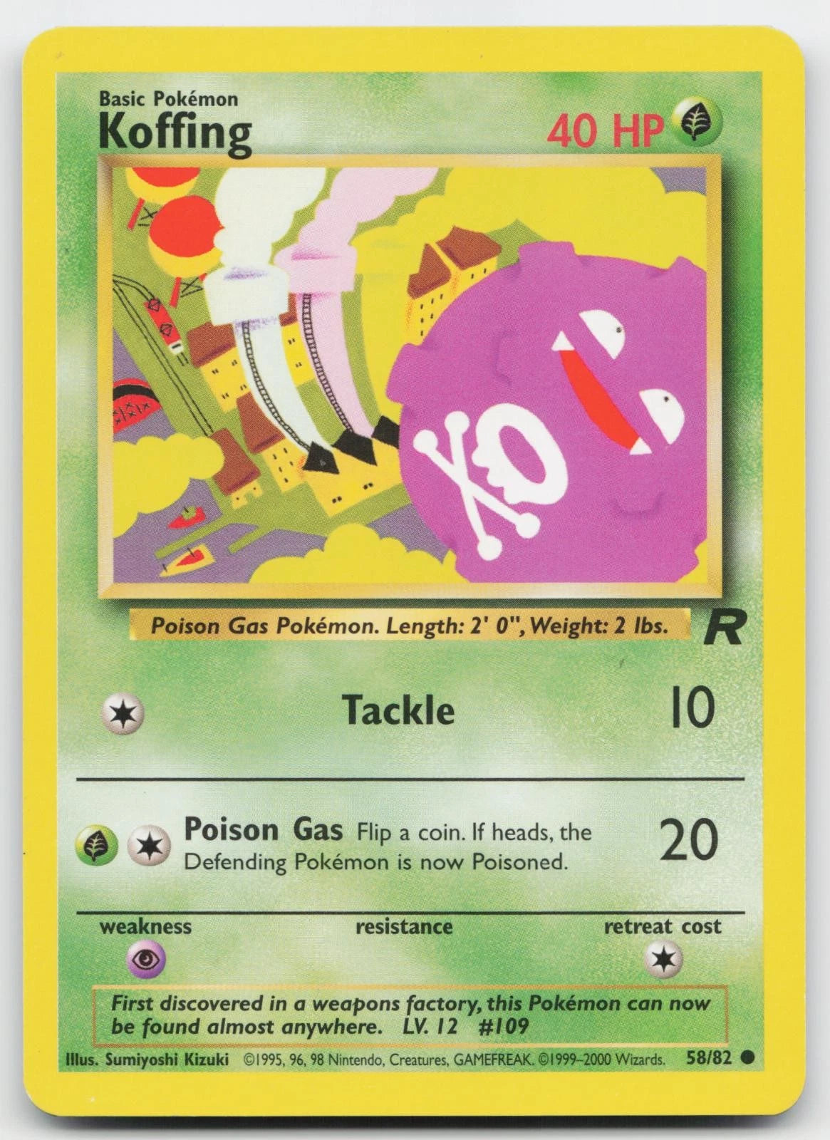 Koffing 58/82 Team Rocket