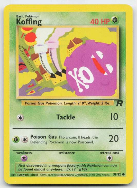 Koffing 58/82 Team Rocket