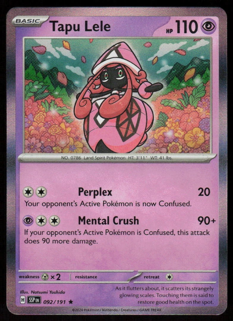 Tapu Lele 92/191 Surging Sparks