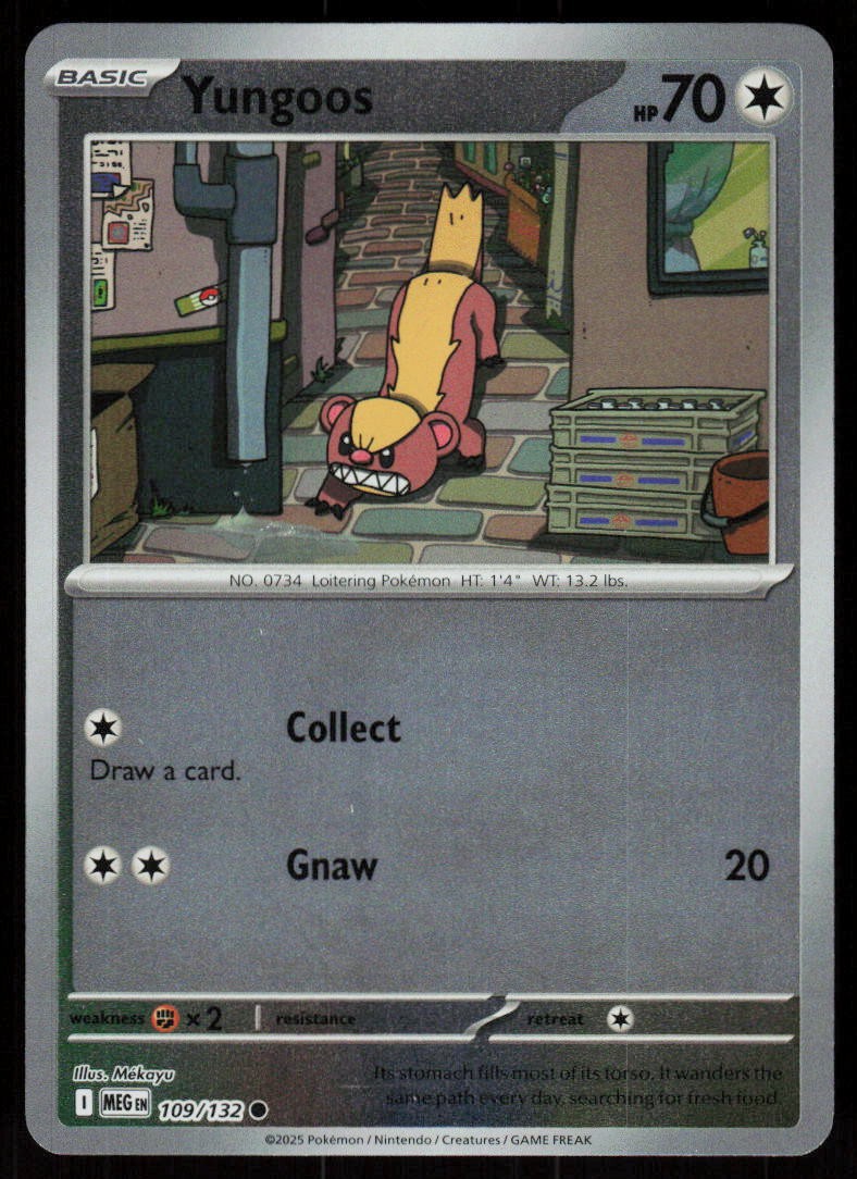 Yungoos 109/132 Mega Evolution