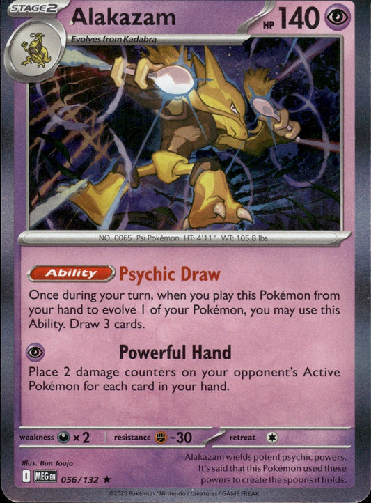 Alakazam 56/132 Mega Evolution