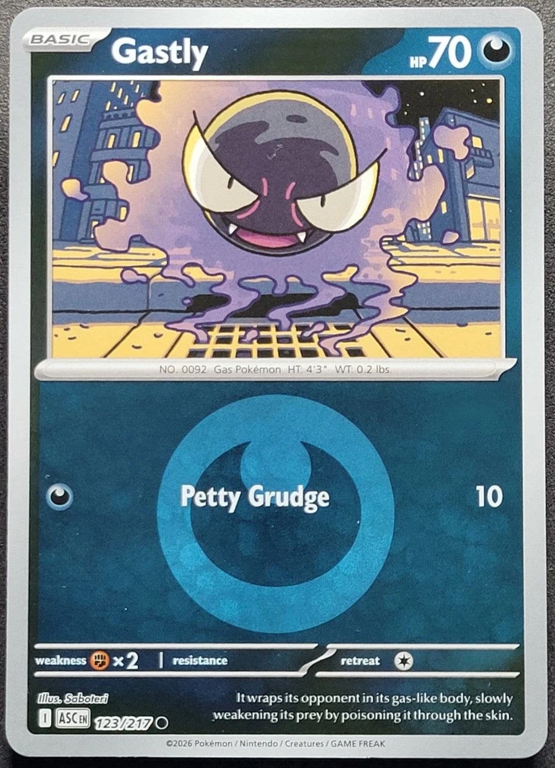 Gastly 123/217 Ascended Heroes