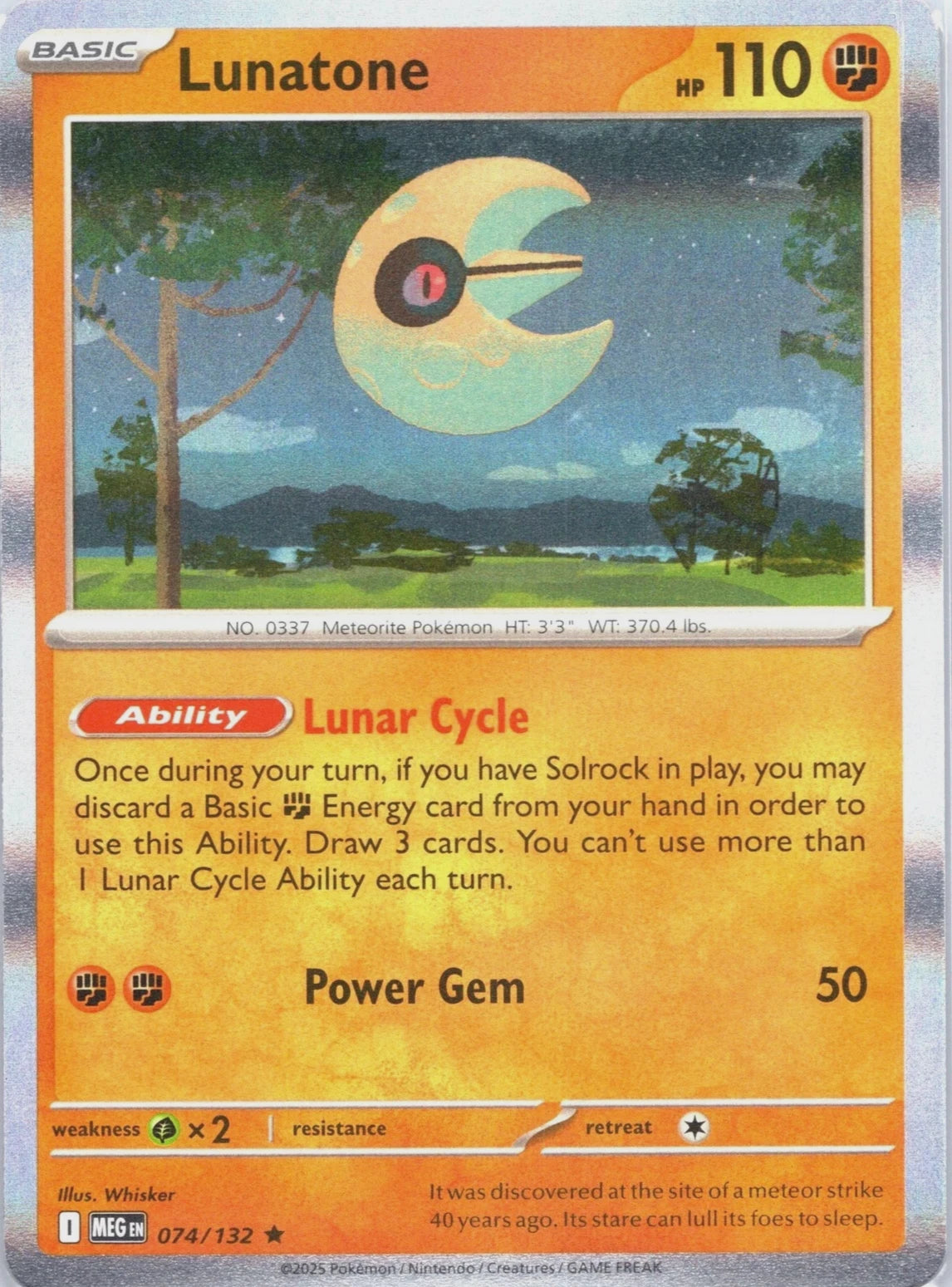 Lunatone 74/132 Mega Evolution