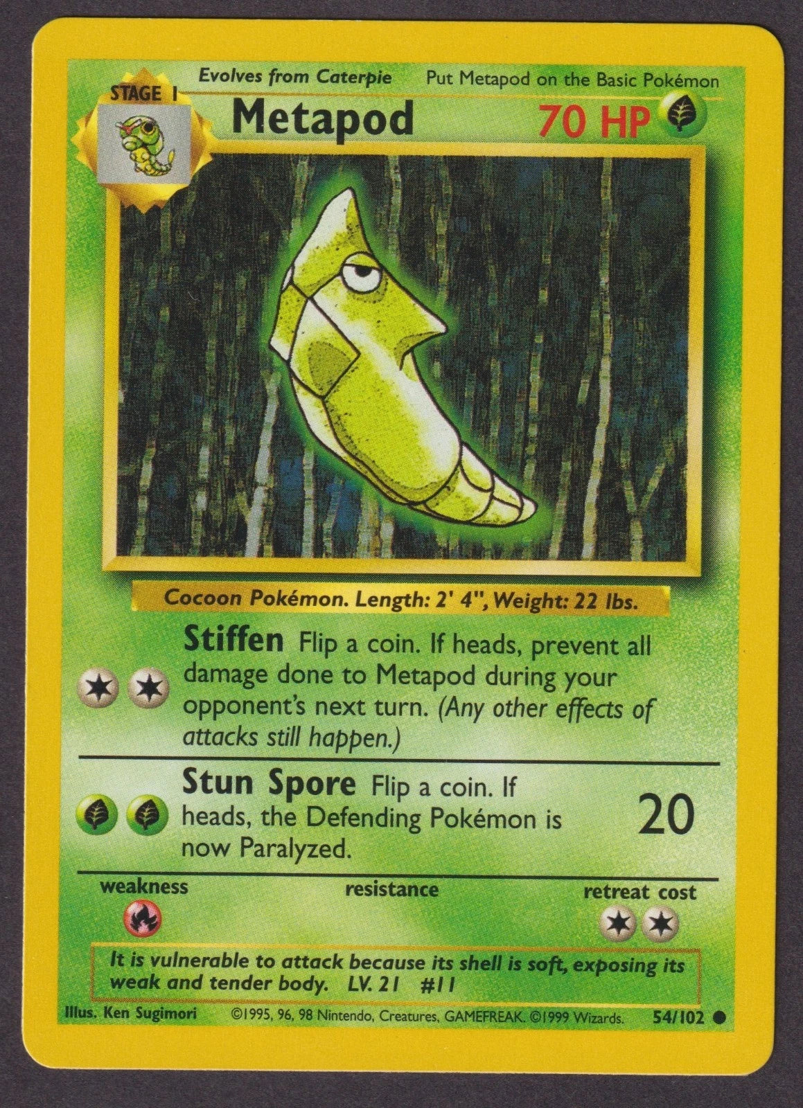 Metapod 54/102 Base