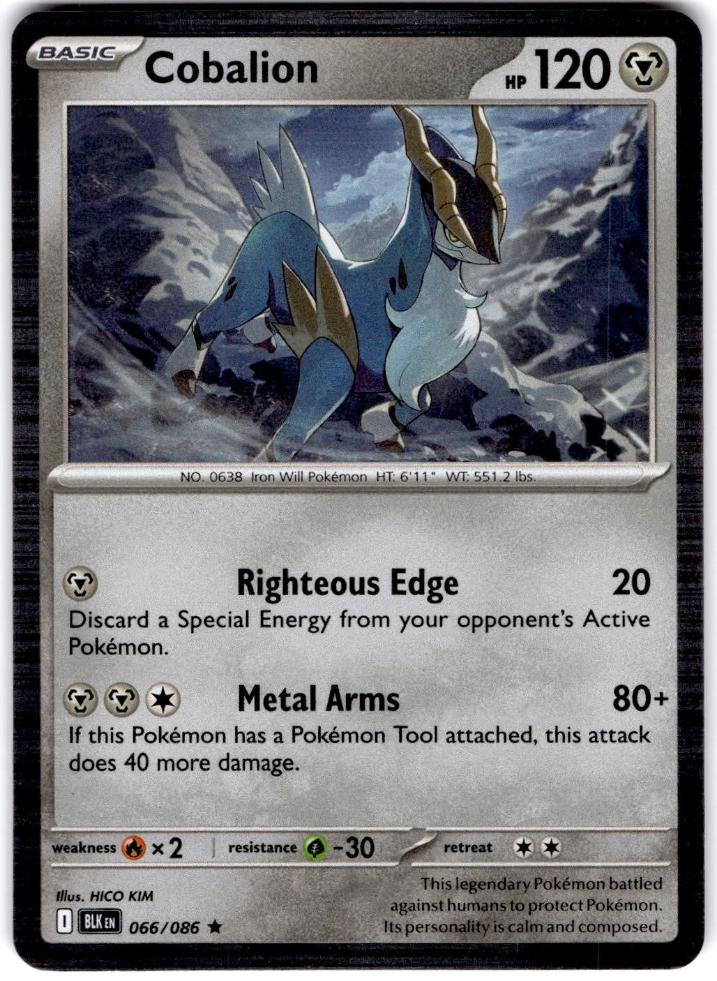 Cobalion 66/86 Black Bolt