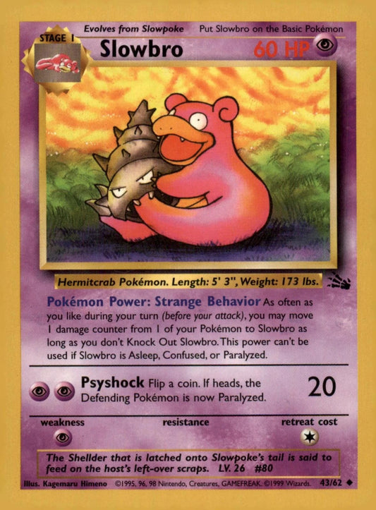 Slowbro 43/62 Fossil