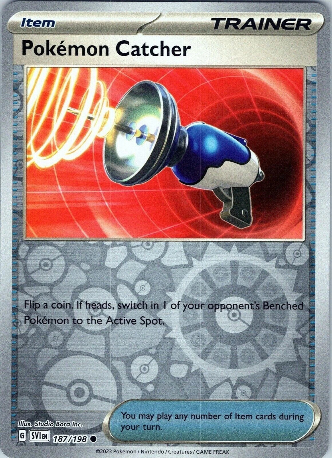 Pokémon Catcher 187/198 Scarlet & Violet