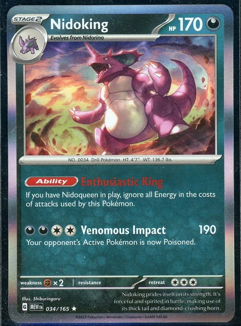 Nidoking 34/165 151