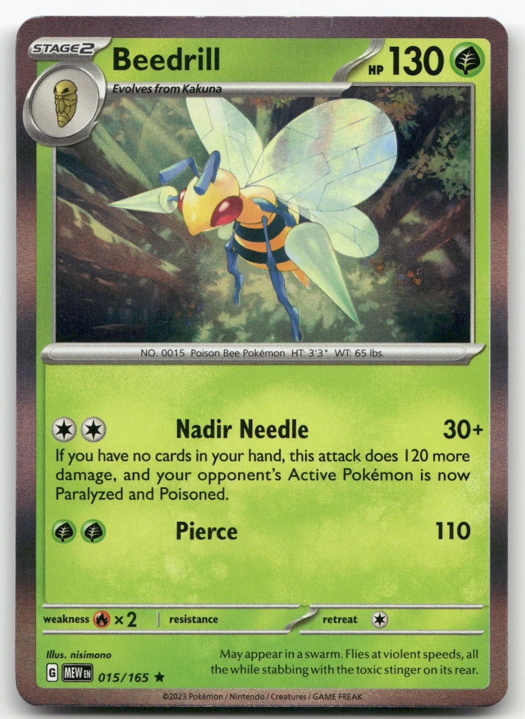 Beedrill 15/165 151