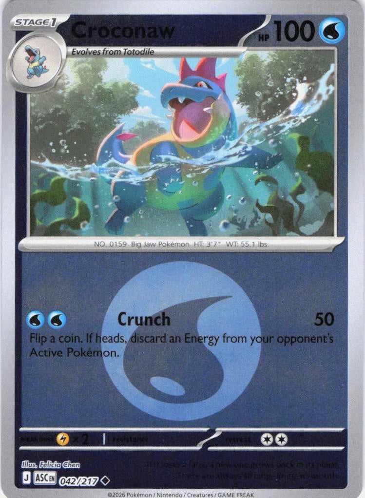 Croconaw 42/217 Ascended Heroes