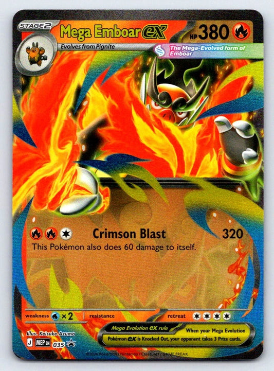 Mega Emboar Ex 035/0 Mega Evolution Promos