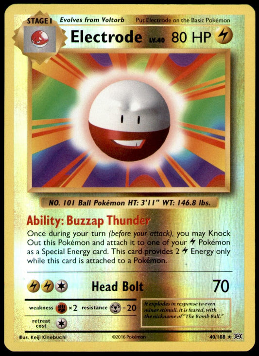 Electrode 40/108 Evolutions