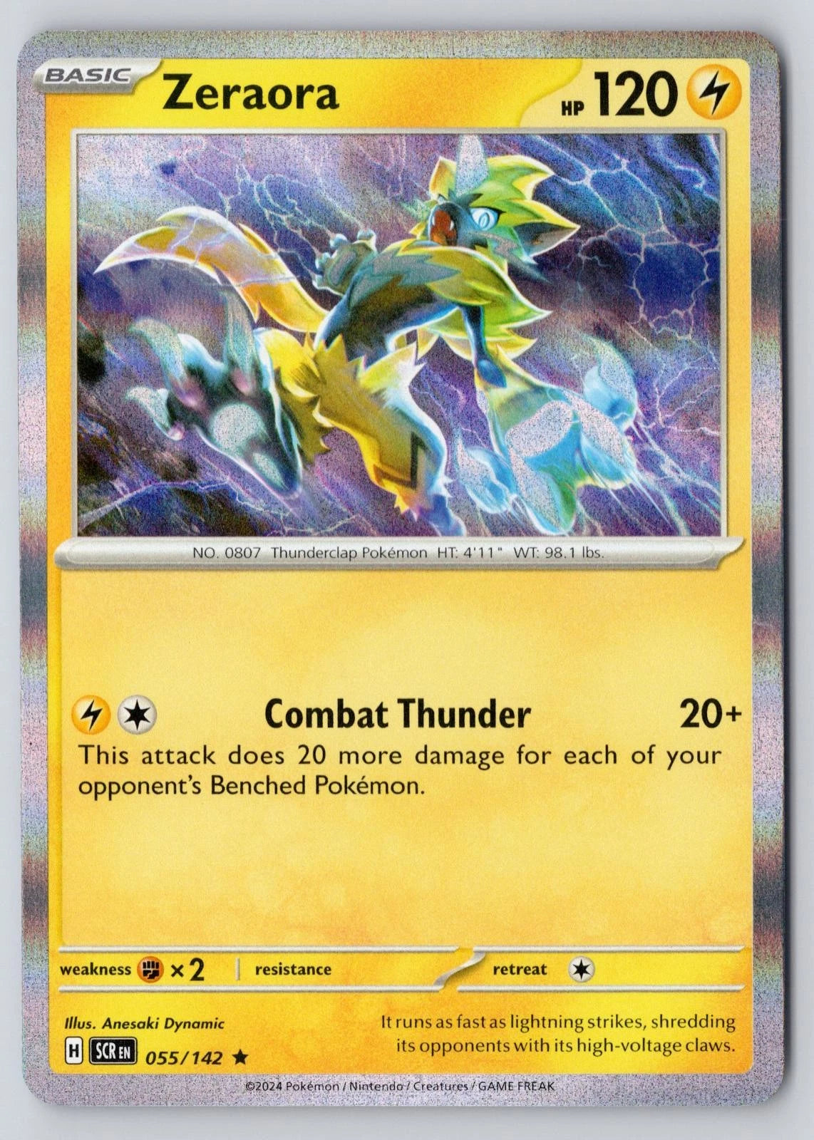 Zeraora 55/142 Stellar Crown