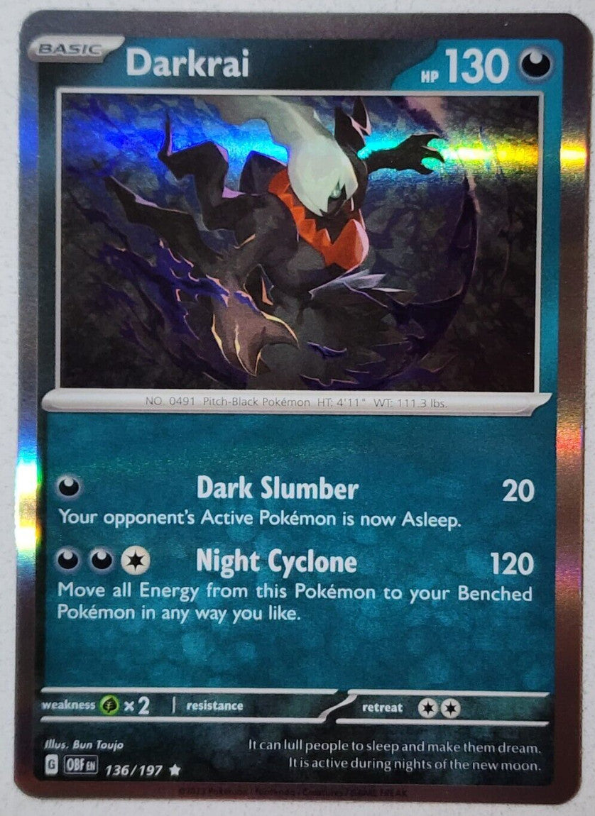Darkrai 136/197 Obsidian Flames