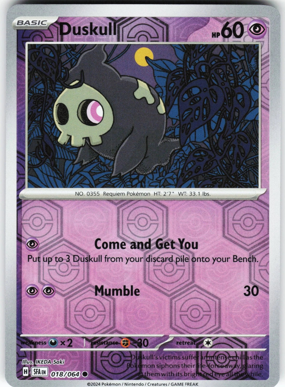 Duskull 18/64 Shrouded Fable