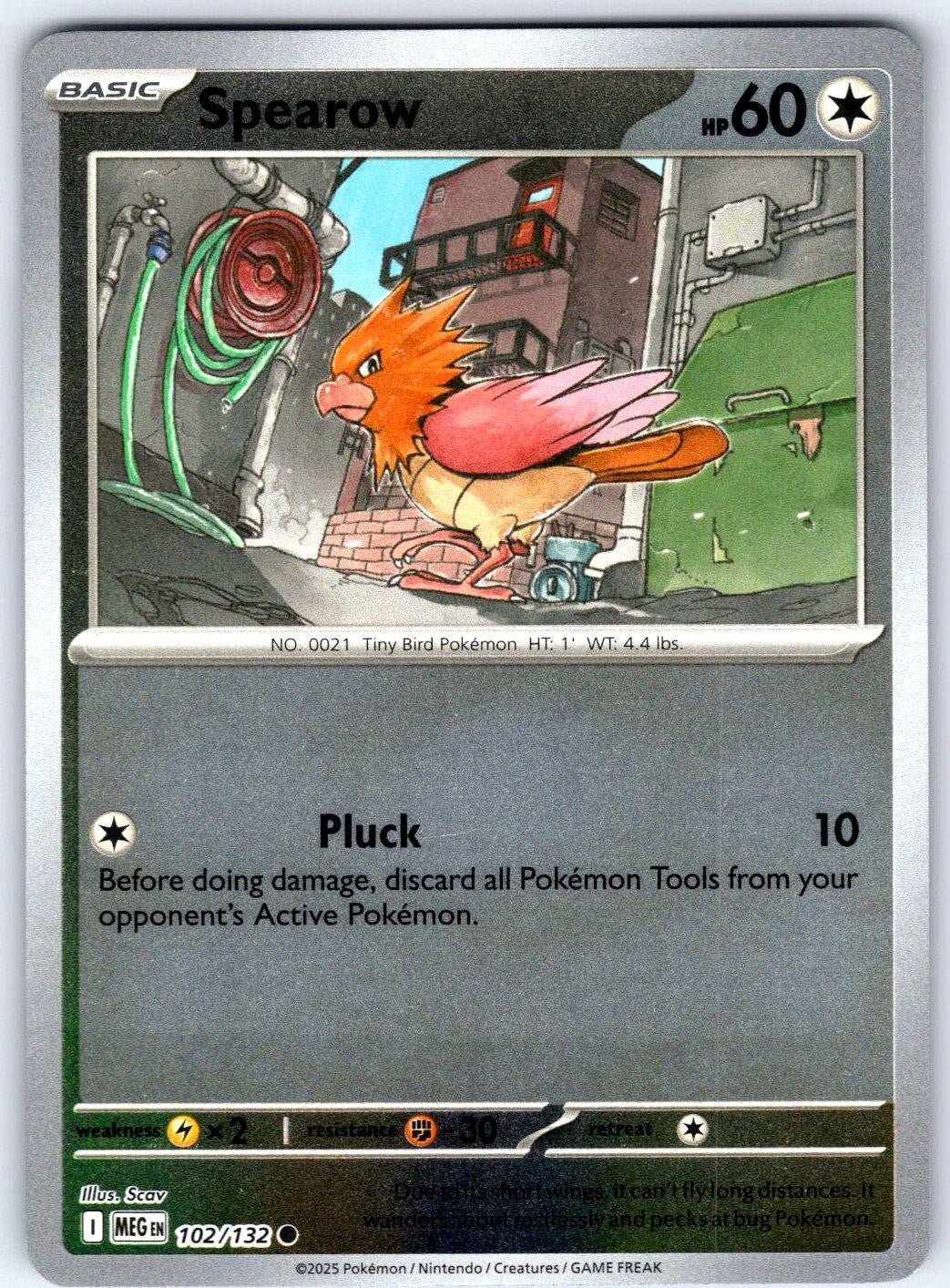 Spearow 102/132 Mega Evolution