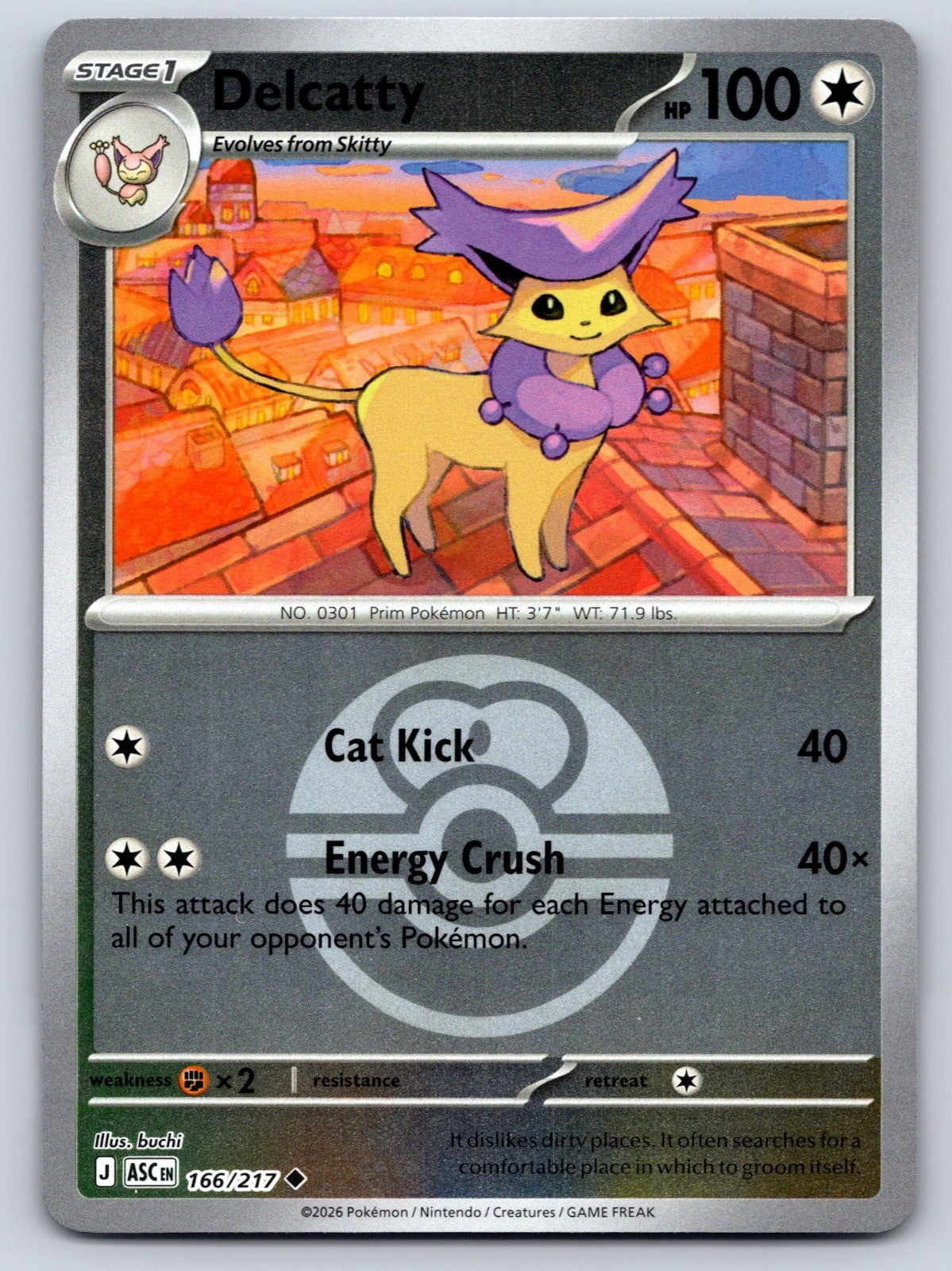 Delcatty 166/217 Ascended Heroes