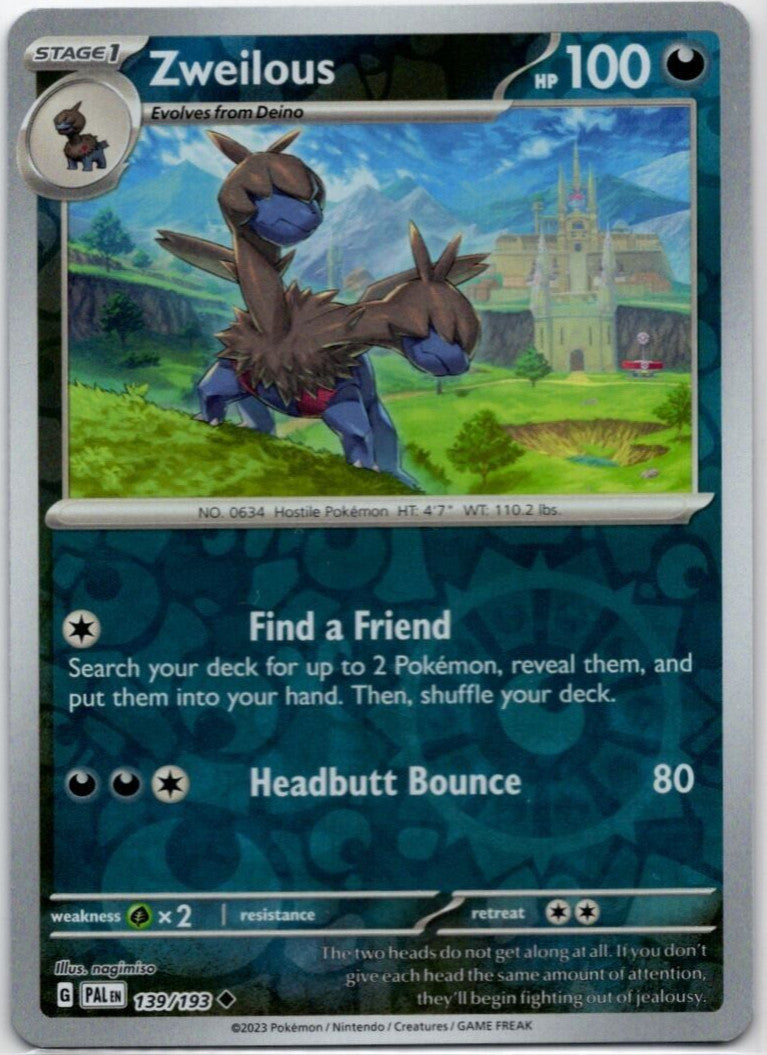 Zweilous 139/193 Paldea Evolved