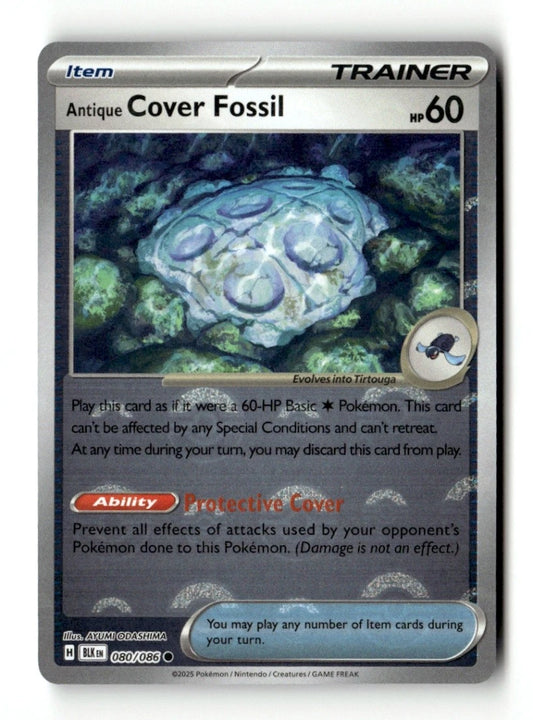 Antique Cover Fossil 60/86 Black Bolt