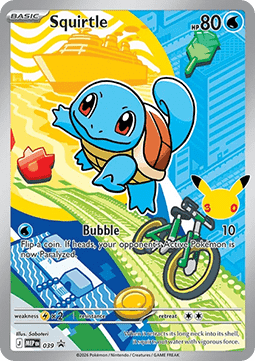 Squirtle 39/0 Mega Evolution Black Star Promos