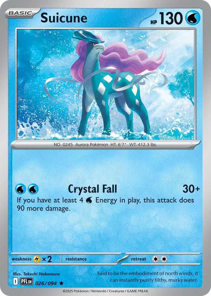 Suicune 26/94 Phantasmal Flames